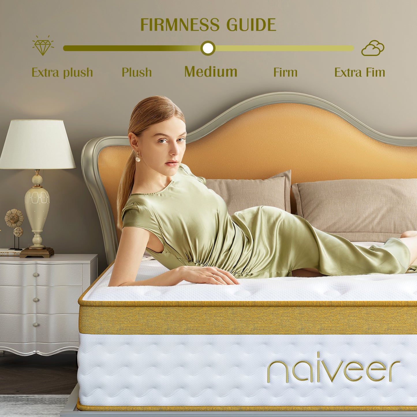 Naiveer Breezy Gel Memory Foam Hybrid Mattress